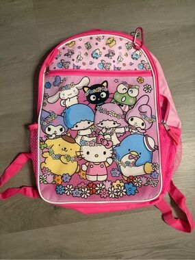Sanrio Pink Hello Kitty & Friends Floral Backpack with matching lunch box